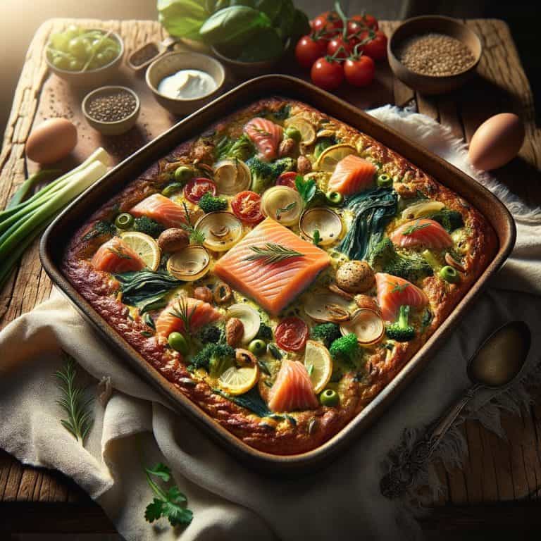 Volkoren Ovenschotel met Zalm