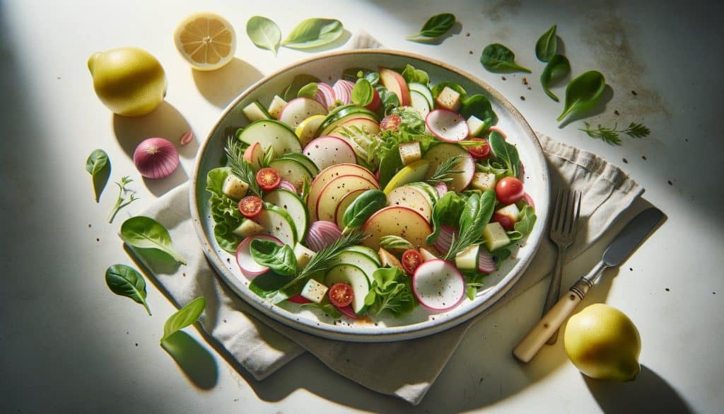 Winterse Spruitjes en Appel Salade