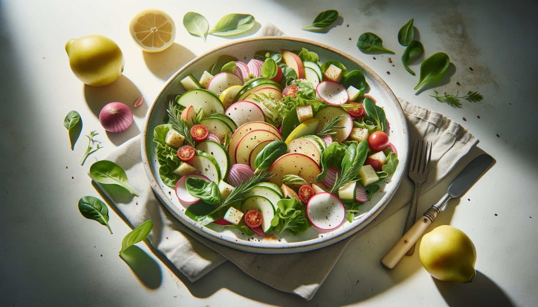 Winterse Spruitjes en Appel Salade