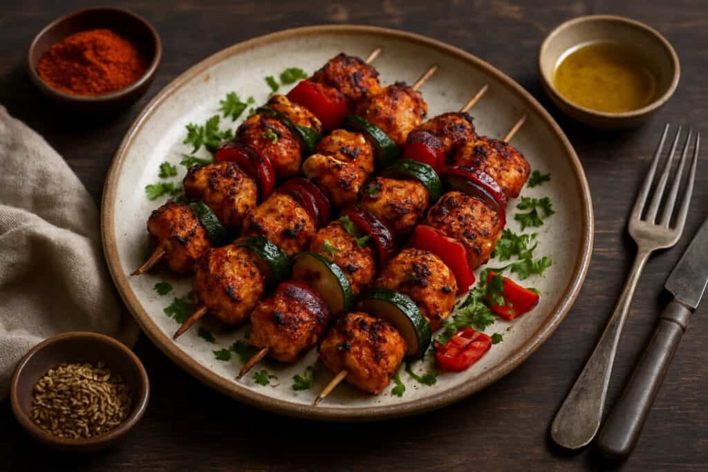 Bbq-rub met paprikapoeder en komijn