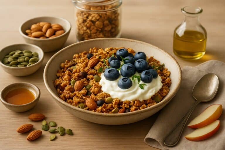 Granola met boekweit en amandelen