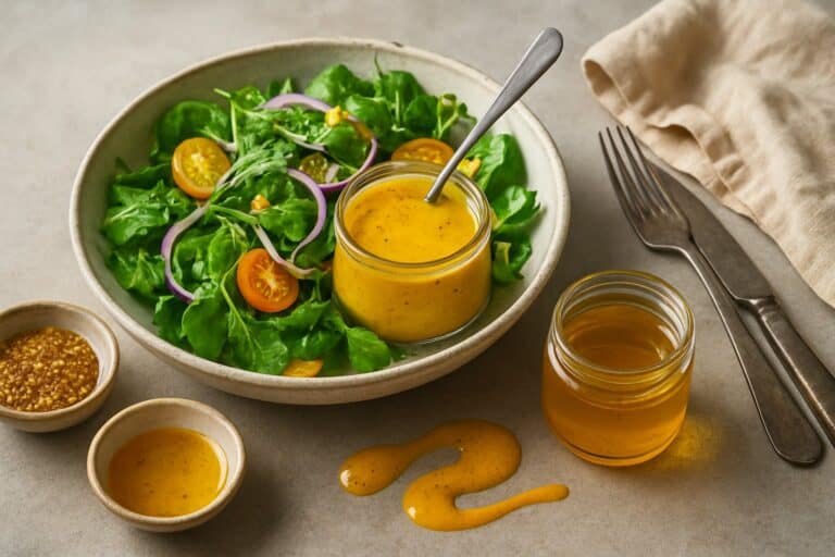 Honing-mosterddressing met appelazijn