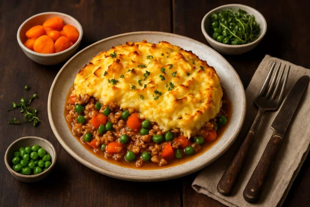 Shepherd’s pie met restjes aardappelpuree